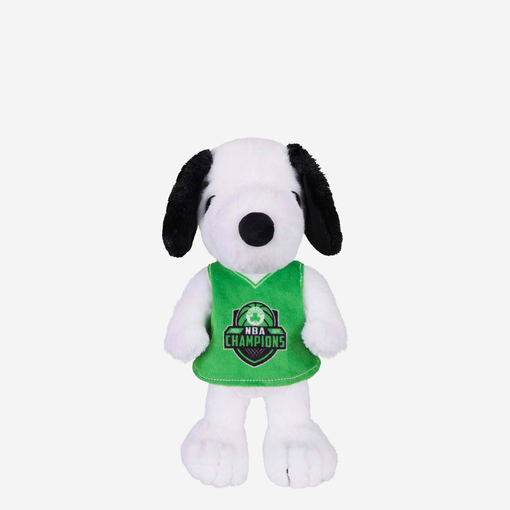 Boston Celtics 2024 NBA Champions Snoopy Peanuts Jersey Plush FOCO - FOCO.com