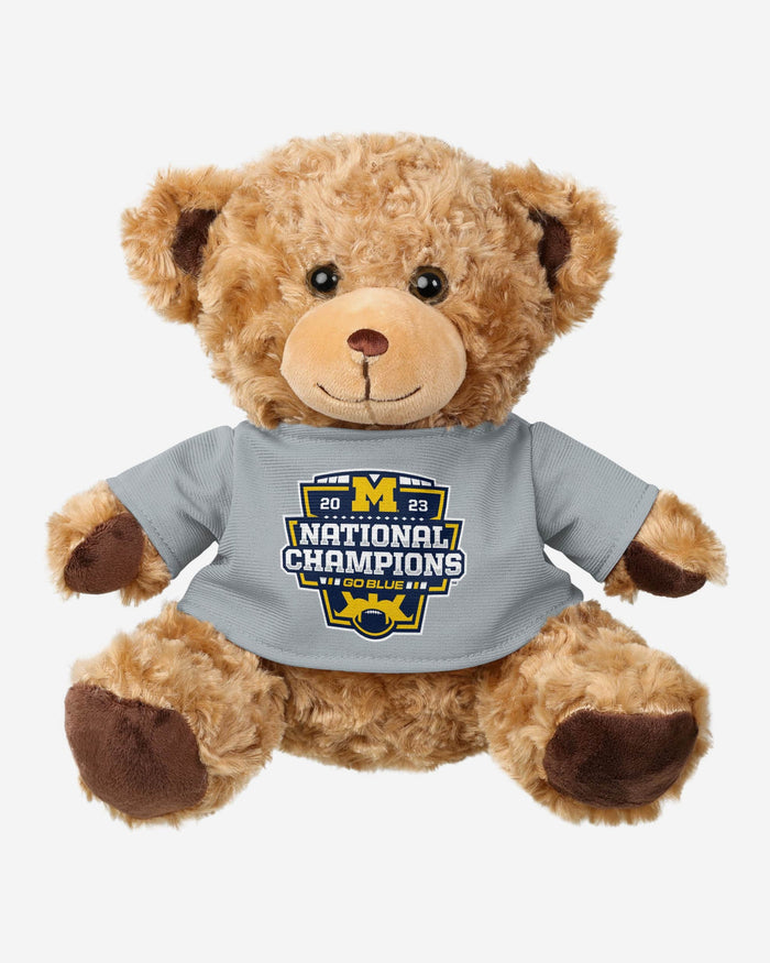 Michigan Wolverines 2023 Football National Champions Seated Shirt Bear FOCO - FOCO.com