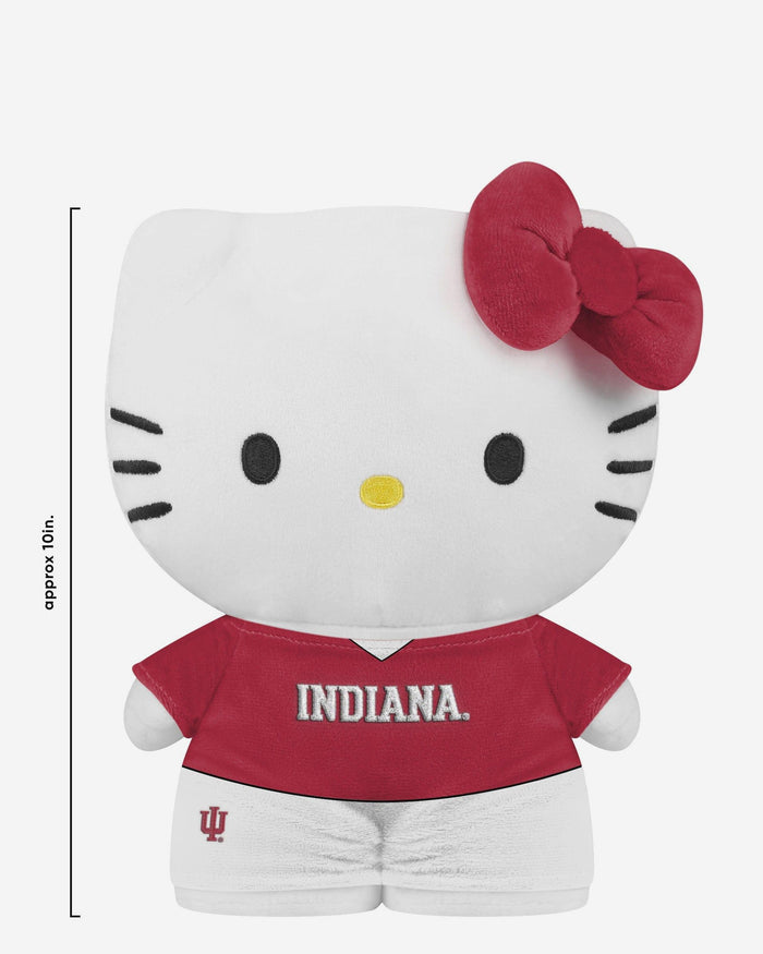 Indiana Hoosiers Team Color Bow Hello Kitty® Jersey Plush FOCO - FOCO.com