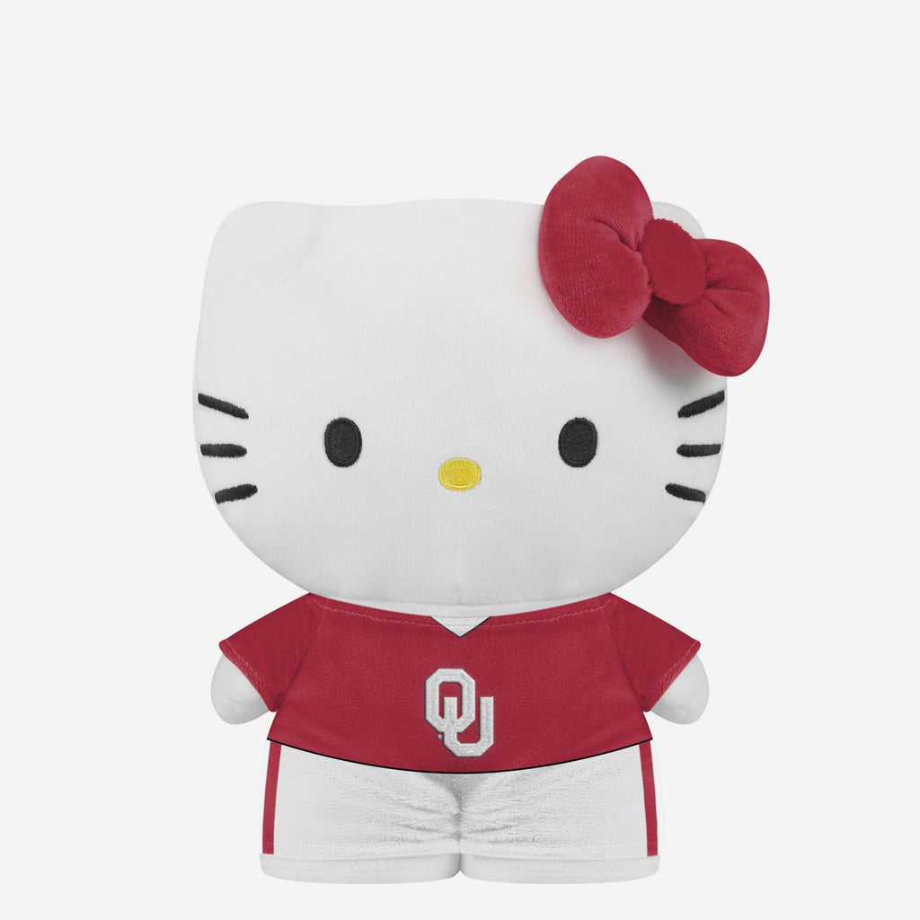 Oklahoma Sooners Team Color Bow Hello Kitty® Jersey Plush FOCO - FOCO.com