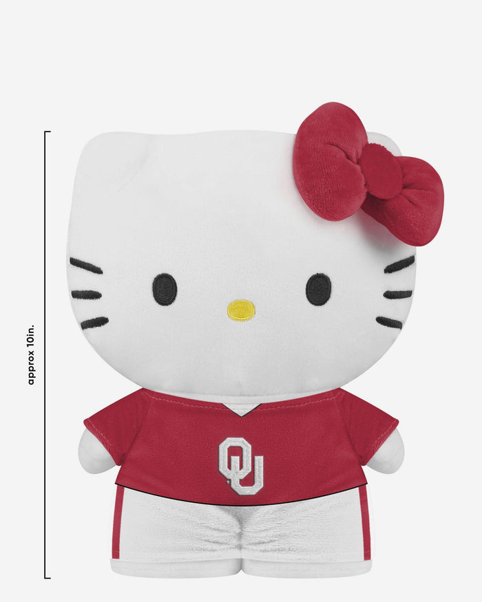 Oklahoma Sooners Team Color Bow Hello Kitty® Jersey Plush FOCO - FOCO.com