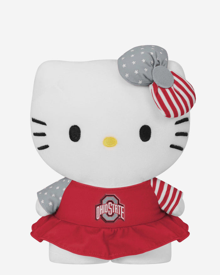 Ohio State Buckeyes USA Bow Hello Kitty® Americana Plush FOCO - FOCO.com