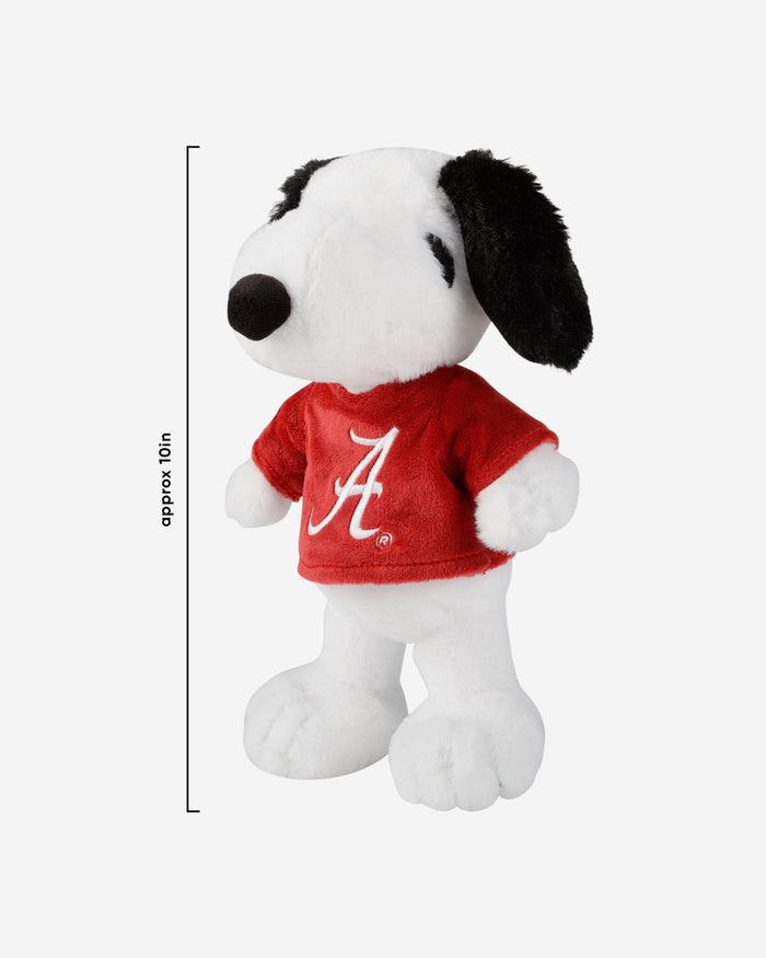 Alabama Crimson Tide Snoopy Peanuts Team Jersey Plush FOCO - FOCO.com