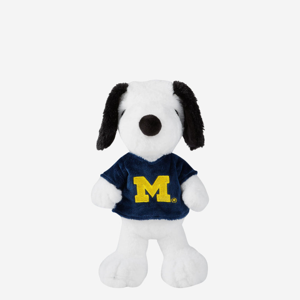 Michigan Wolverines Snoopy Peanuts Team Jersey Plush FOCO - FOCO.com