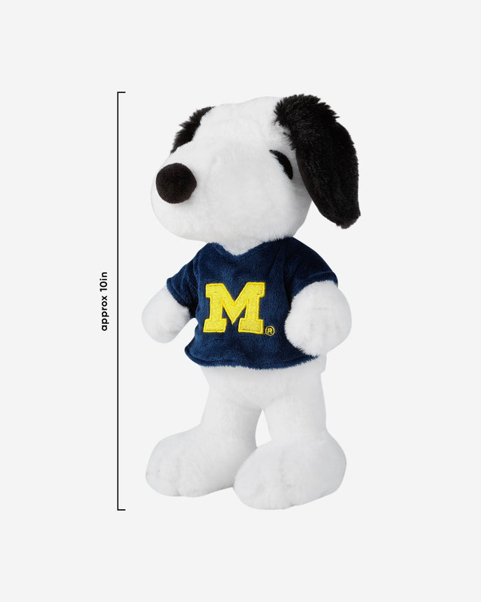 Michigan Wolverines Snoopy Peanuts Team Jersey Plush FOCO - FOCO.com