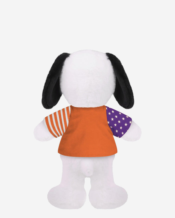 Clemson Tigers USA Flag Snoopy Peanuts Team Jersey Plush FOCO - FOCO.com