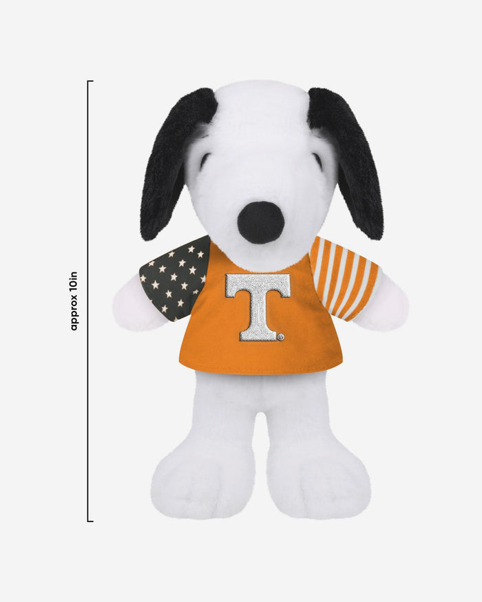 Tennessee Volunteers USA Flag Snoopy Peanuts Team Jersey Plush FOCO - FOCO.com