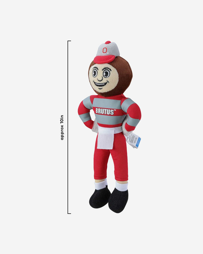 Brutus Buckeye Ohio State Buckeyes Small Plush Mascot FOCO - FOCO.com