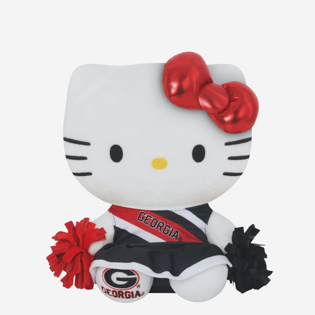 Georgia Bulldogs Metallic Bow Hello Kitty® Cheerleader Plush FOCO - FOCO.com
