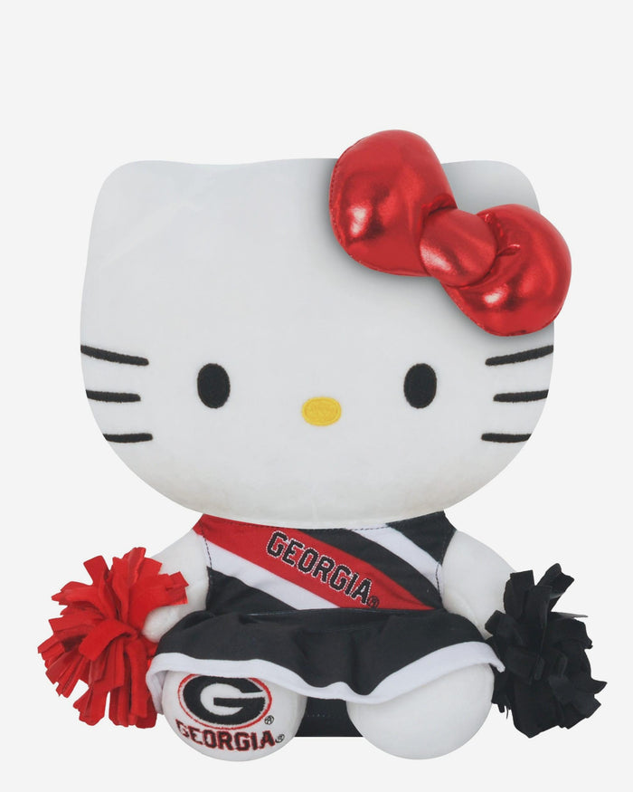 Georgia Bulldogs Metallic Bow Hello Kitty® Cheerleader Plush FOCO - FOCO.com