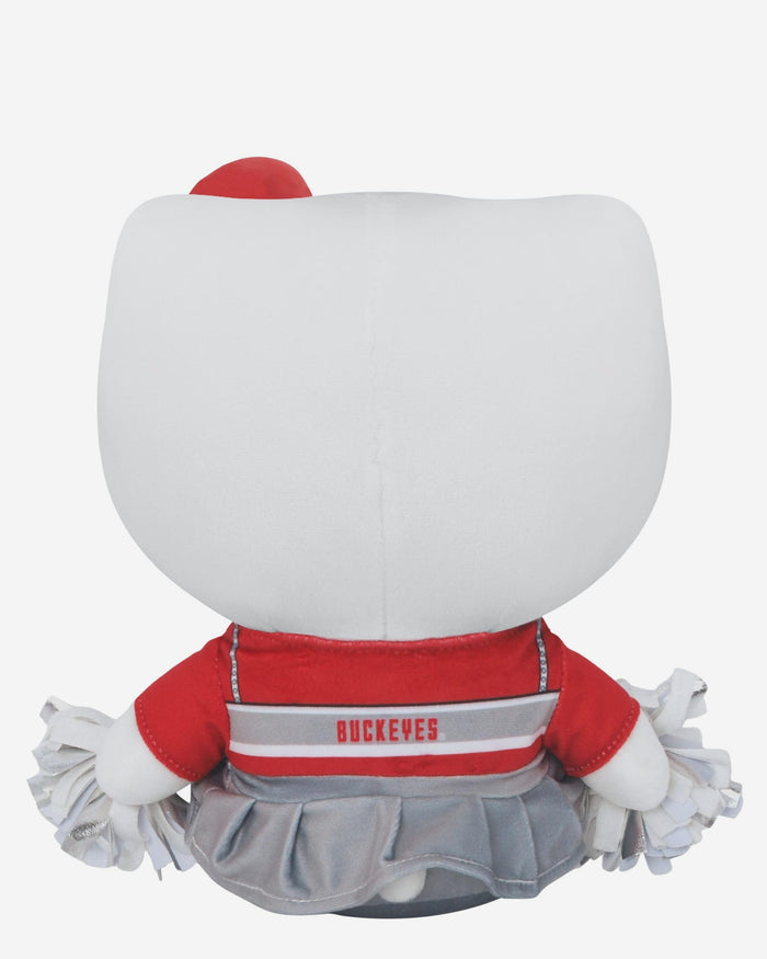 Ohio State Buckeyes Metallic Bow Hello Kitty® Cheerleader Plush FOCO - FOCO.com