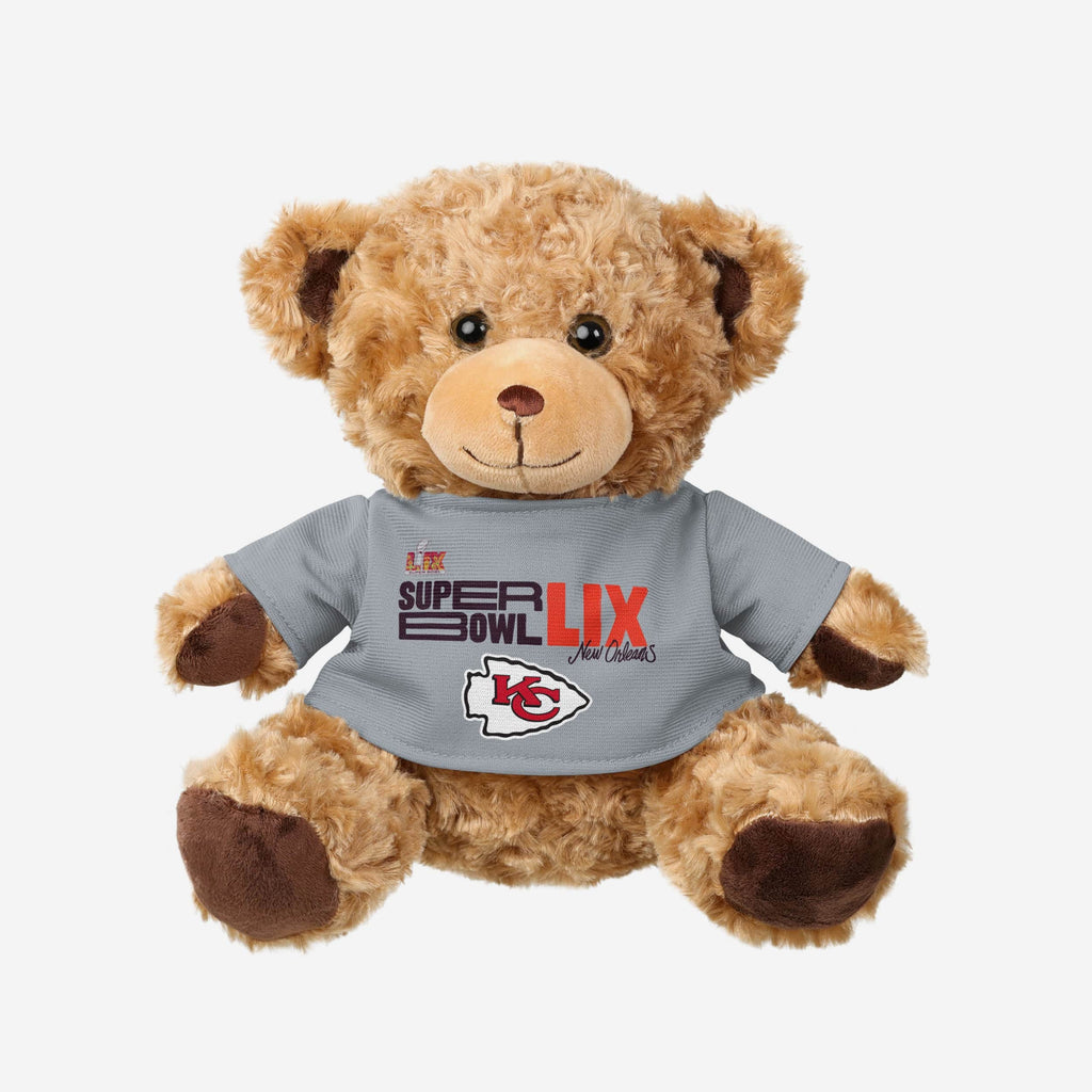 Kansas City Chiefs AFC Super Bowl LIX Bound Seated Shirt Bear FOCO - FOCO.com