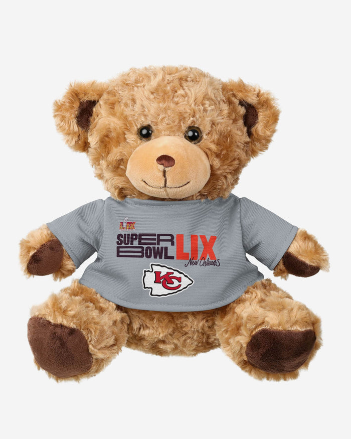 Kansas City Chiefs AFC Super Bowl LIX Bound Seated Shirt Bear FOCO - FOCO.com