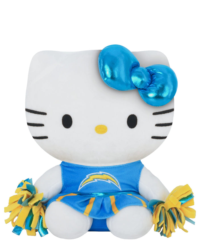 Los Angeles Chargers Metallic Bow Hello Kitty® Cheerleader Plush