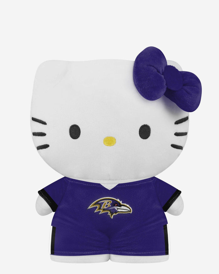 Baltimore Ravens Team Color Bow Hello Kitty® Jersey Plush FOCO - FOCO.com