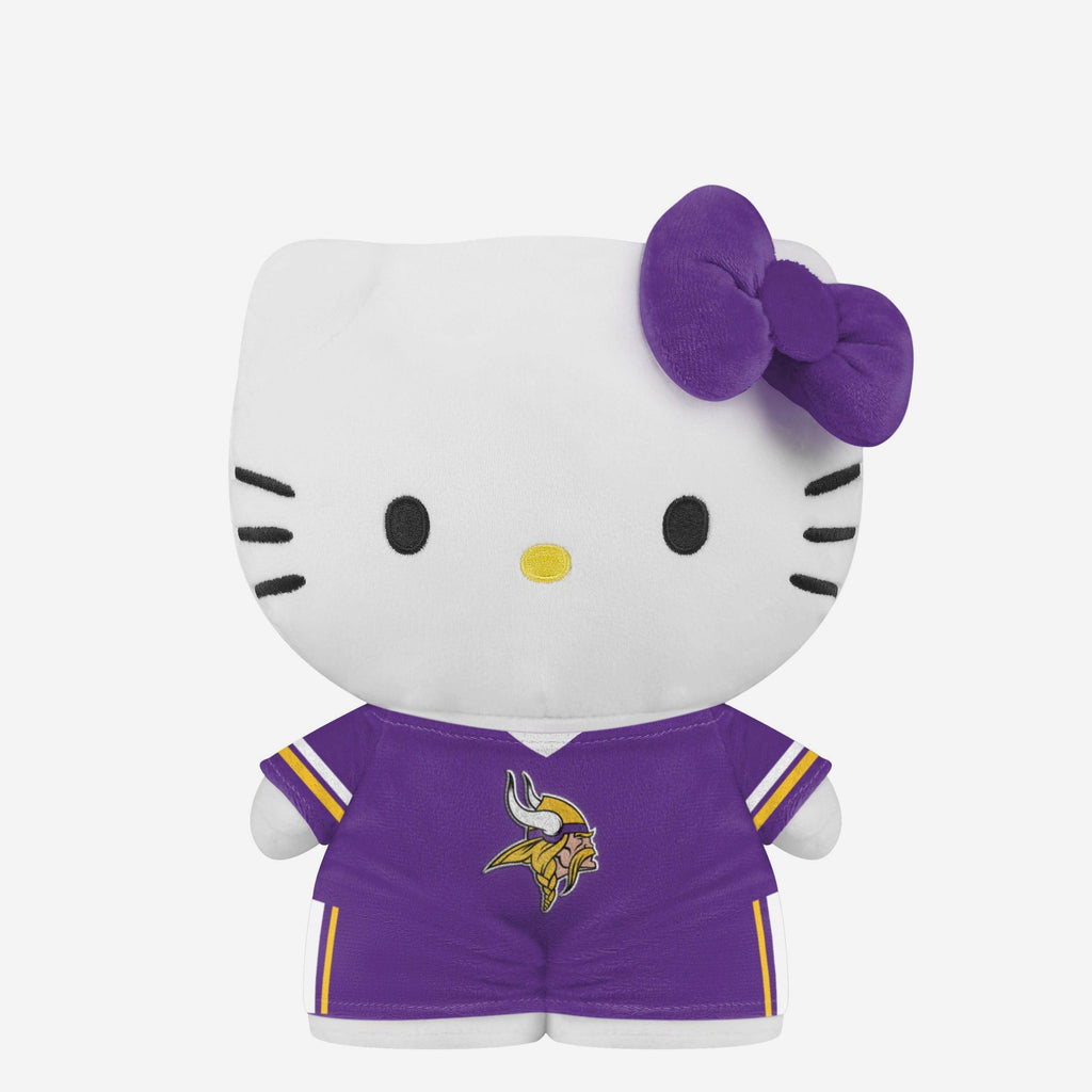 Minnesota Vikings Team Color Bow Hello Kitty® Jersey Plush FOCO - FOCO.com