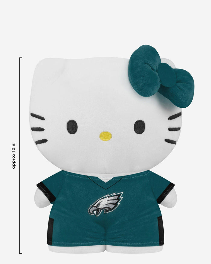 Philadelphia Eagles Team Color Bow Hello Kitty® Jersey Plush FOCO - FOCO.com