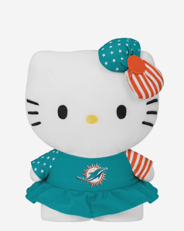 Miami Dolphins USA Bow Hello Kitty® Americana Plush FOCO - FOCO.com