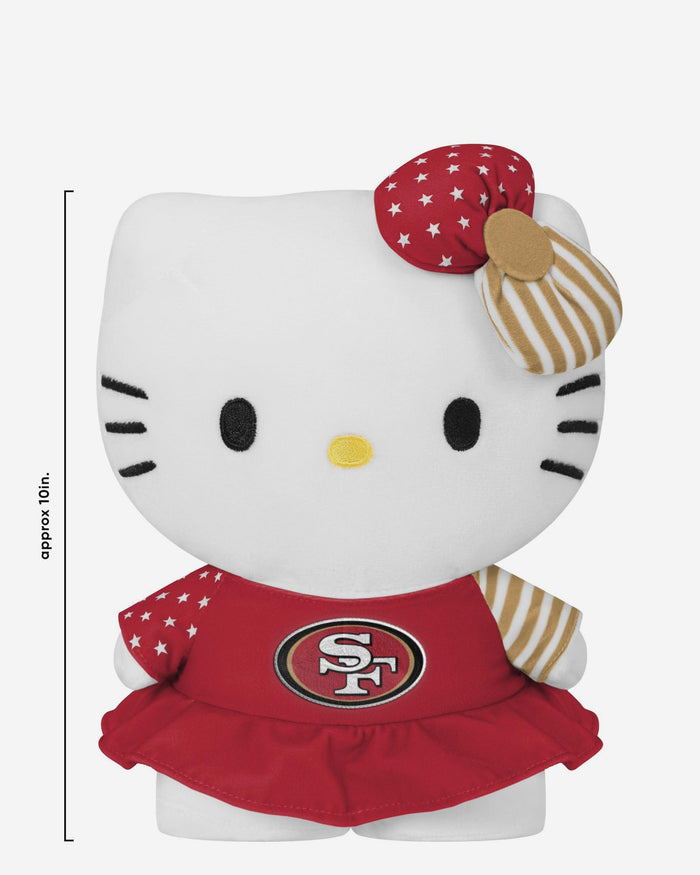 San Francisco 49ers USA Bow Hello Kitty® Americana Plush FOCO - FOCO.com