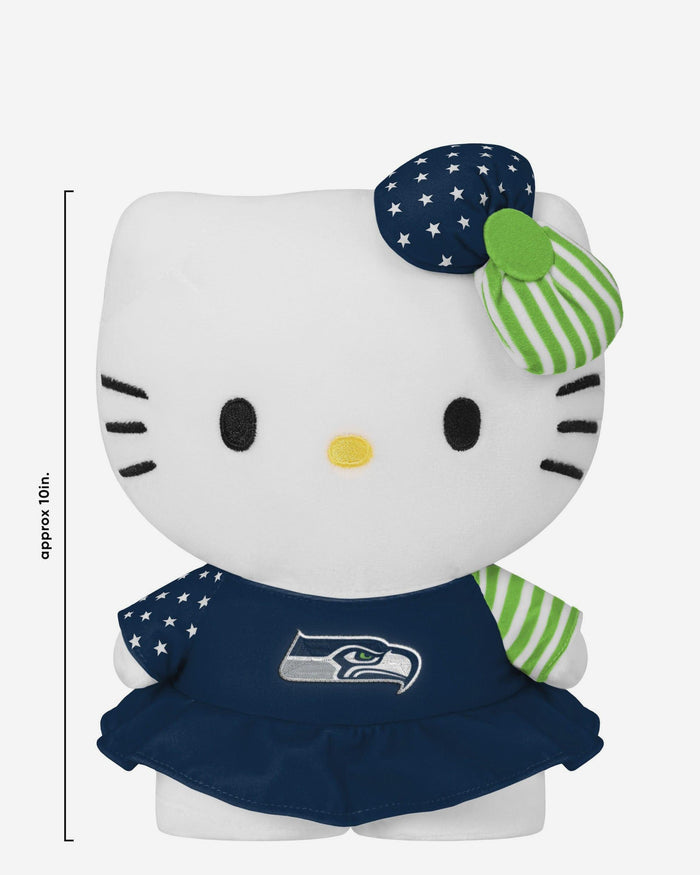 Seattle Seahawks USA Bow Hello Kitty® Americana Plush FOCO - FOCO.com