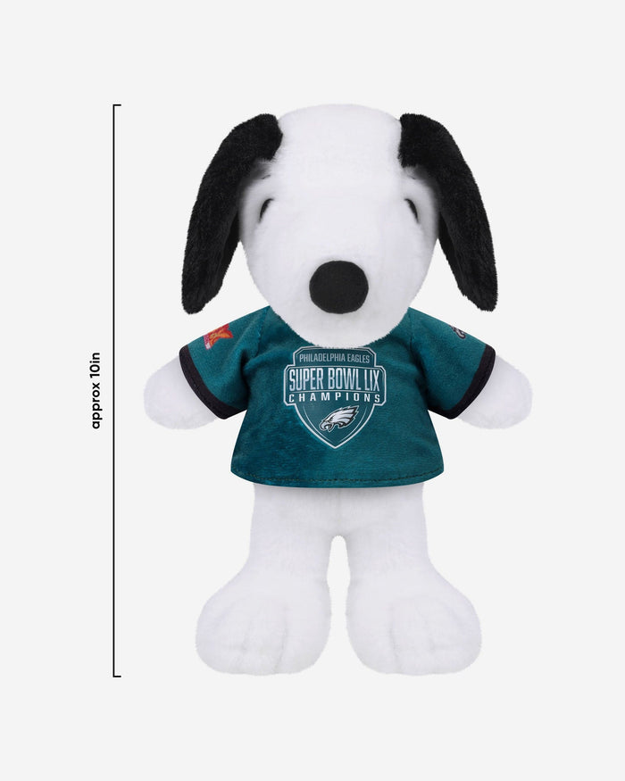 Philadelphia Eagles Super Bowl LIX Champions Plush Jersey Snoopy FOCO - FOCO.com