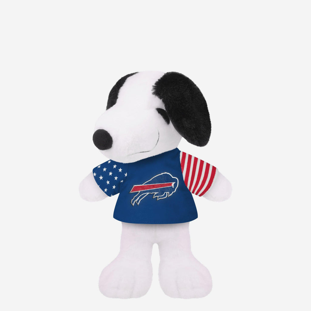 Buffalo Bills USA Flag Snoopy Peanuts Team Jersey Plush FOCO - FOCO.com