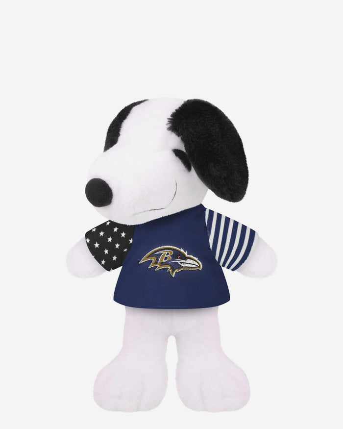 Baltimore Ravens USA Flag Snoopy Peanuts Team Jersey Plush FOCO - FOCO.com