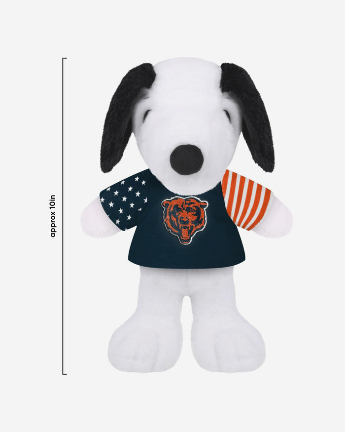 Chicago Bears USA Flag Snoopy Peanuts Team Jersey Plush FOCO - FOCO.com