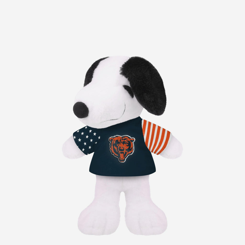 Chicago Bears USA Flag Snoopy Peanuts Team Jersey Plush FOCO - FOCO.com