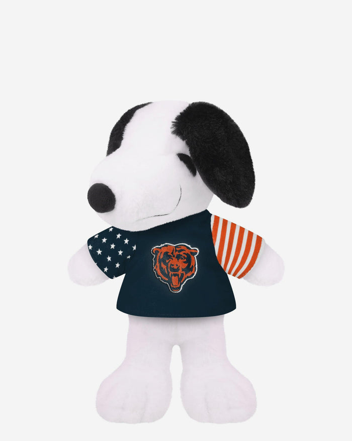 Chicago Bears USA Flag Snoopy Peanuts Team Jersey Plush FOCO - FOCO.com