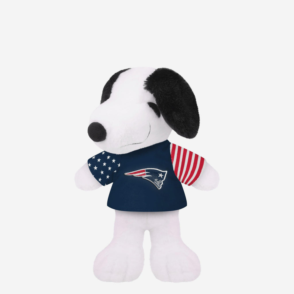 New England Patriots USA Flag Snoopy Peanuts Team Jersey Plush FOCO - FOCO.com