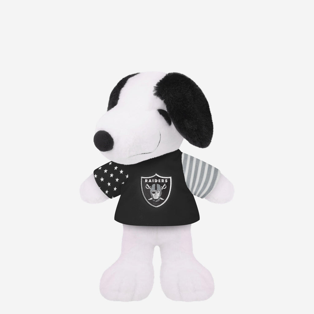 Las Vegas Raiders USA Flag Snoopy Peanuts Team Jersey Plush FOCO - FOCO.com