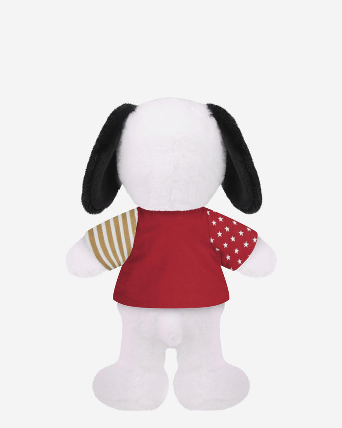 San Francisco 49Ers USA Flag Snoopy Peanuts Team Jersey Plush FOCO - FOCO.com