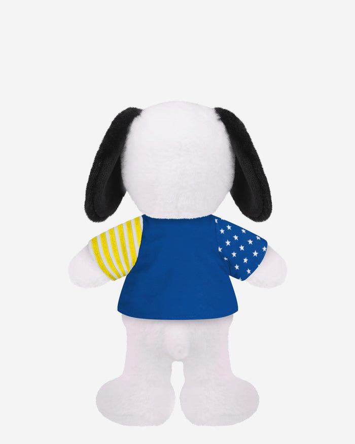 Los Angeles Rams USA Flag Snoopy Peanuts Team Jersey Plush FOCO - FOCO.com