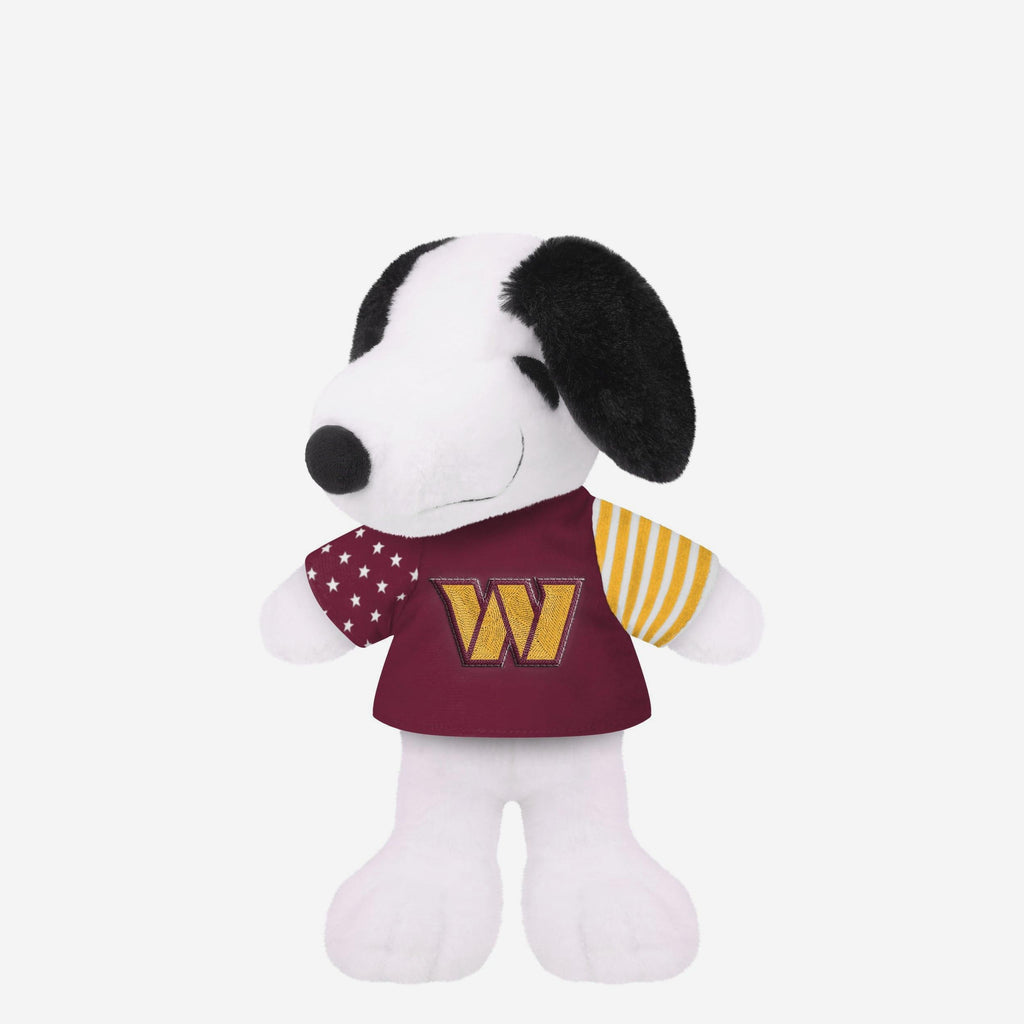 Washington Commanders USA Flag Snoopy Peanuts Team Jersey Plush FOCO - FOCO.com