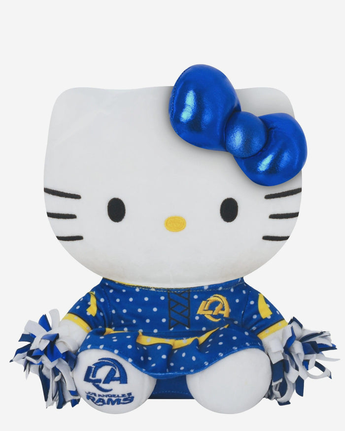 Los Angeles Rams Metallic Bow Hello Kitty® Cheerleader Plush FOCO - FOCO.com