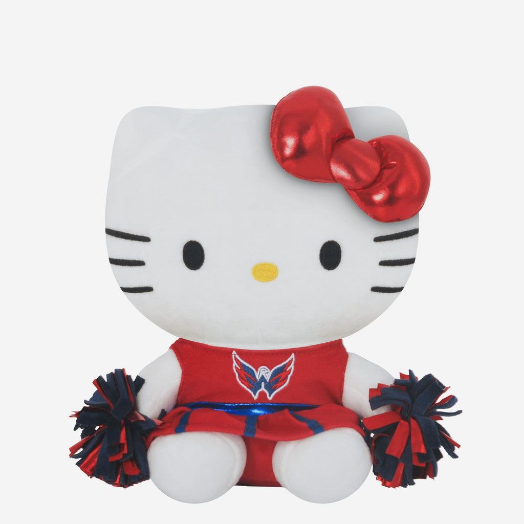 Washington Capitals Metallic Bow Hello Kitty® Cheerleader Plush FOCO - FOCO.com