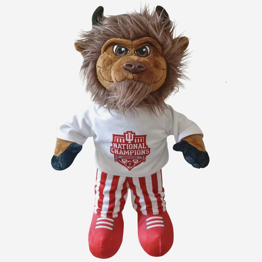 Indiana Hoosiers 2025 Football National Champions Plush Mascot FOCO - FOCO.com