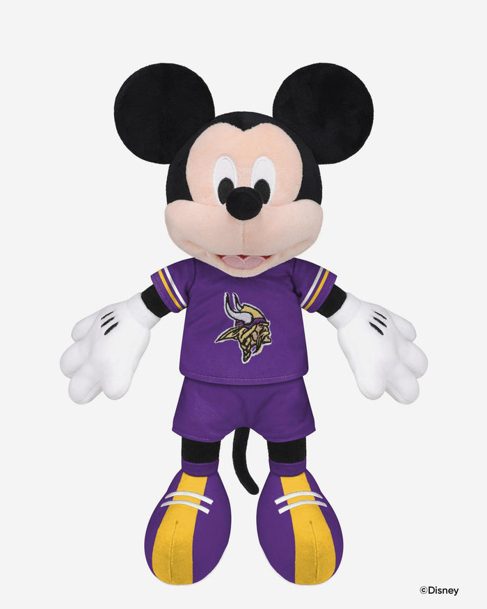 Minnesota Vikings Disney Mickey Mouse 14 in Plush FOCO - FOCO.com