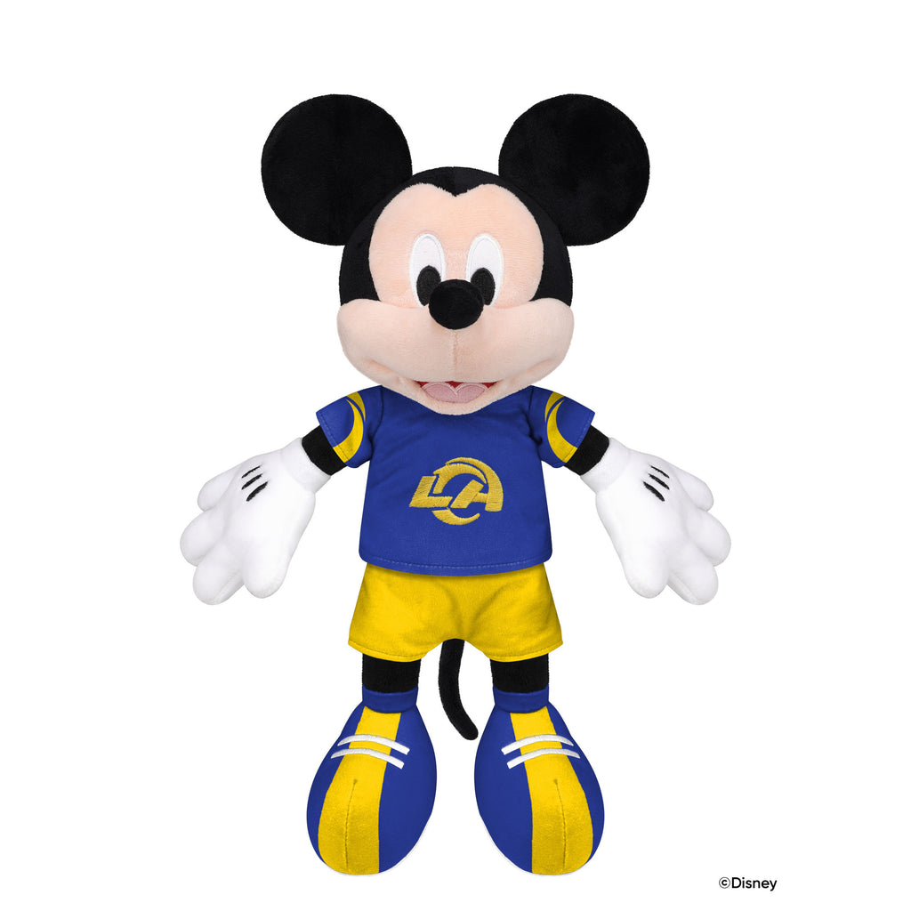Los Angeles Rams Disney Mickey Mouse 14 in Plush FOCO - FOCO.com
