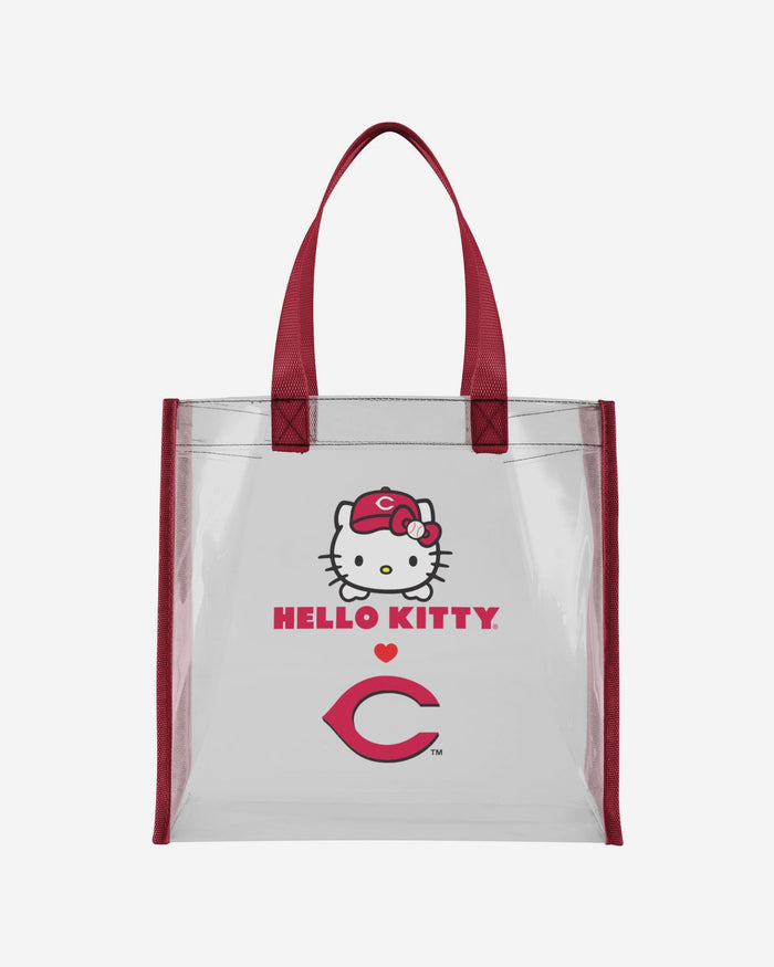 Cincinnati Reds Hello Kitty® Clear Tote Bag FOCO - FOCO.com