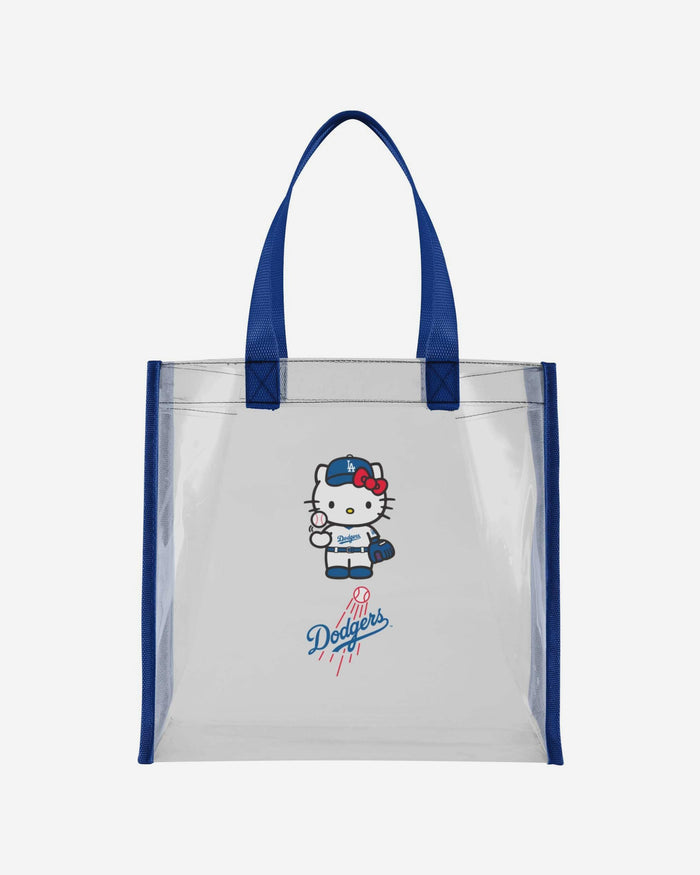Los Angeles Dodgers Hello Kitty® Clear Tote Bag FOCO - FOCO.com