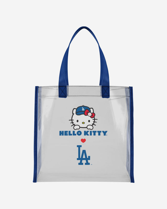 Los Angeles Dodgers Hello Kitty® Clear Tote Bag FOCO - FOCO.com