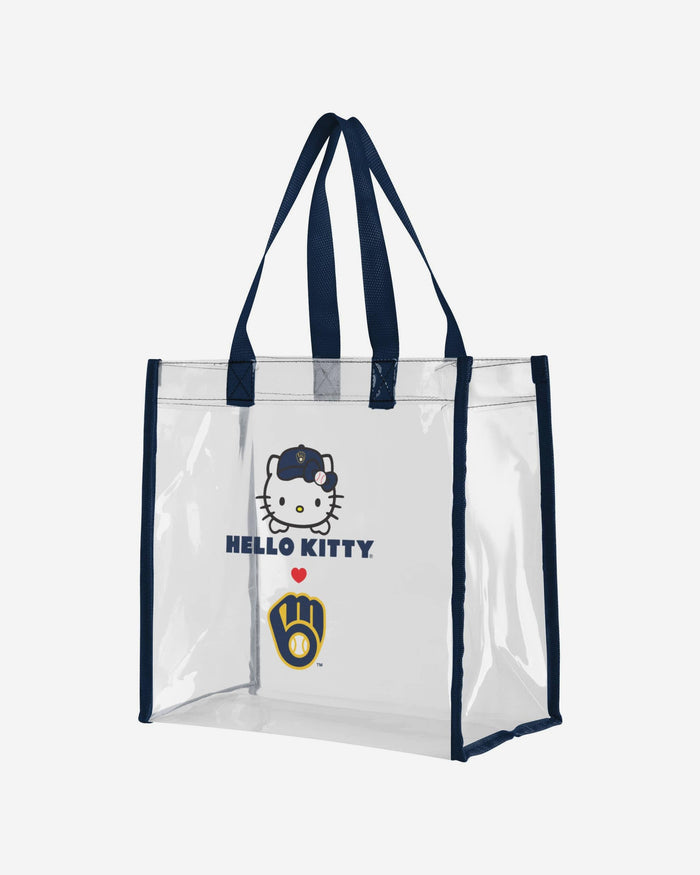 Milwaukee Brewers Hello Kitty® Clear Tote Bag FOCO - FOCO.com