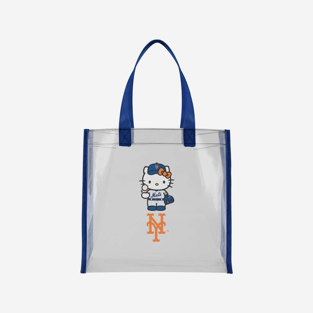 New York Mets Hello Kitty® Clear Tote Bag FOCO - FOCO.com