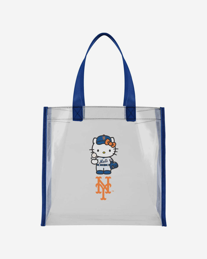 New York Mets Hello Kitty® Clear Tote Bag FOCO - FOCO.com