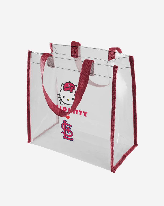 St Louis Cardinals Hello Kitty® Clear Tote Bag FOCO - FOCO.com