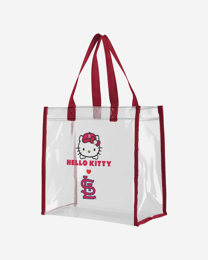 St Louis Cardinals Hello Kitty® Clear Tote Bag FOCO - FOCO.com