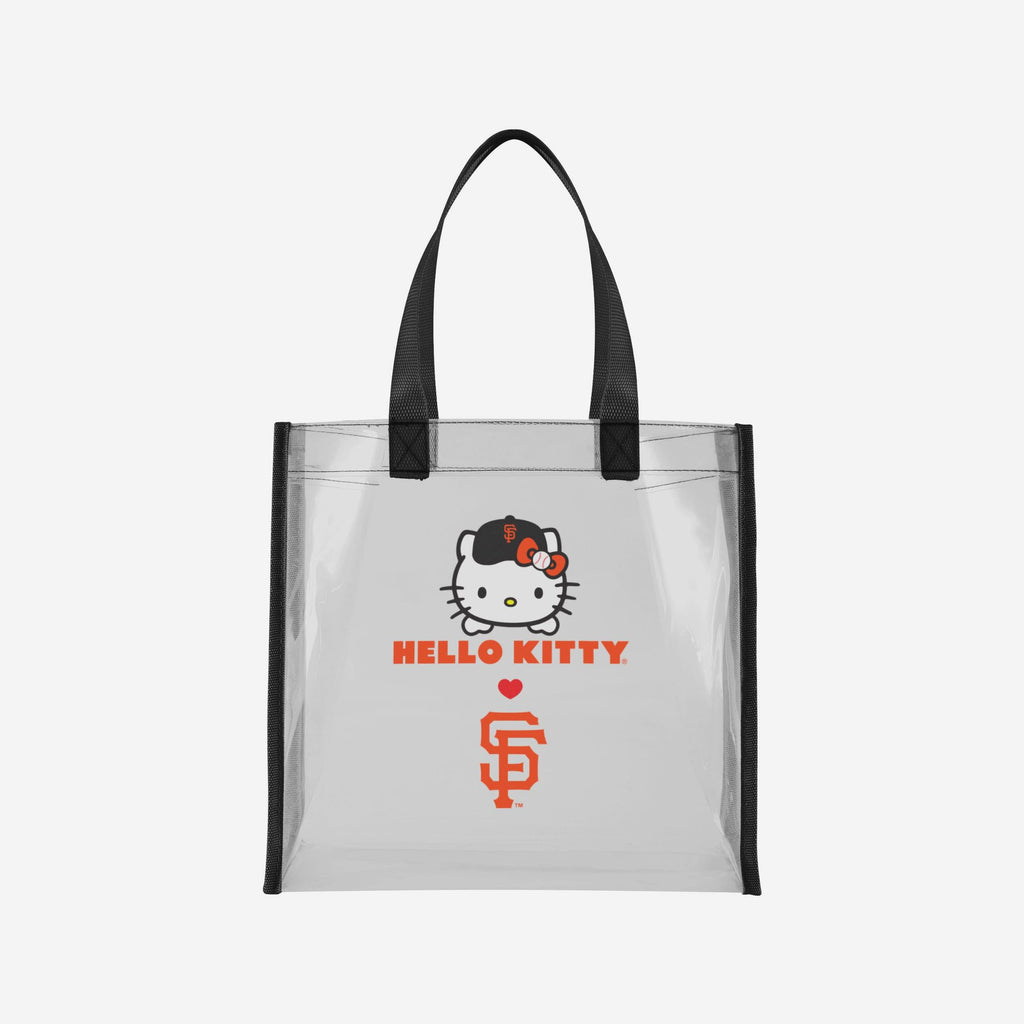 San Francisco Giants Hello Kitty® Clear Tote Bag FOCO - FOCO.com