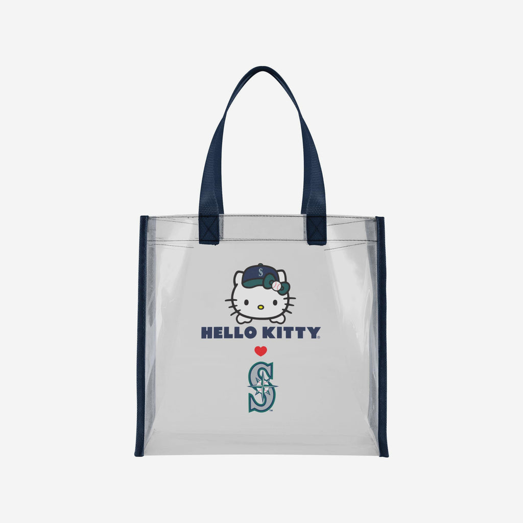 Seattle Mariners Hello Kitty® Clear Tote Bag FOCO - FOCO.com